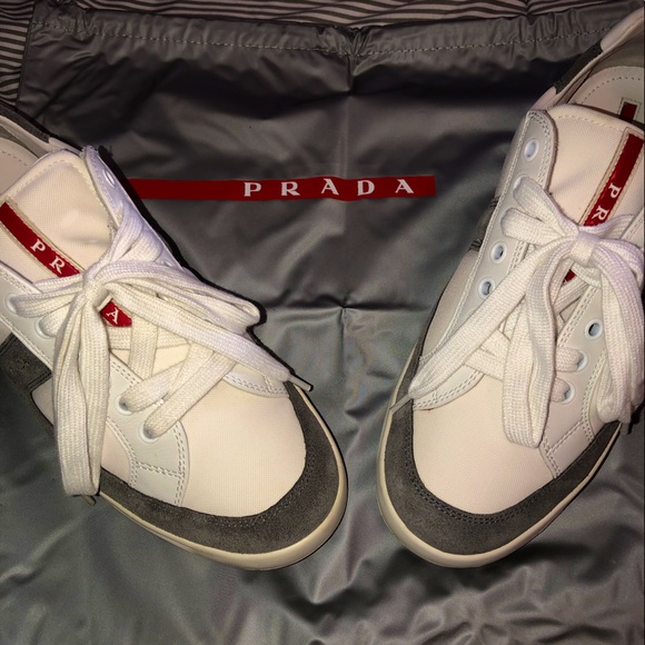 #Prada #ScamosciatoNY #Sneakers #Size 7.5 #LikeNew #WithBox #WithDustBag - Picture 1 of 12